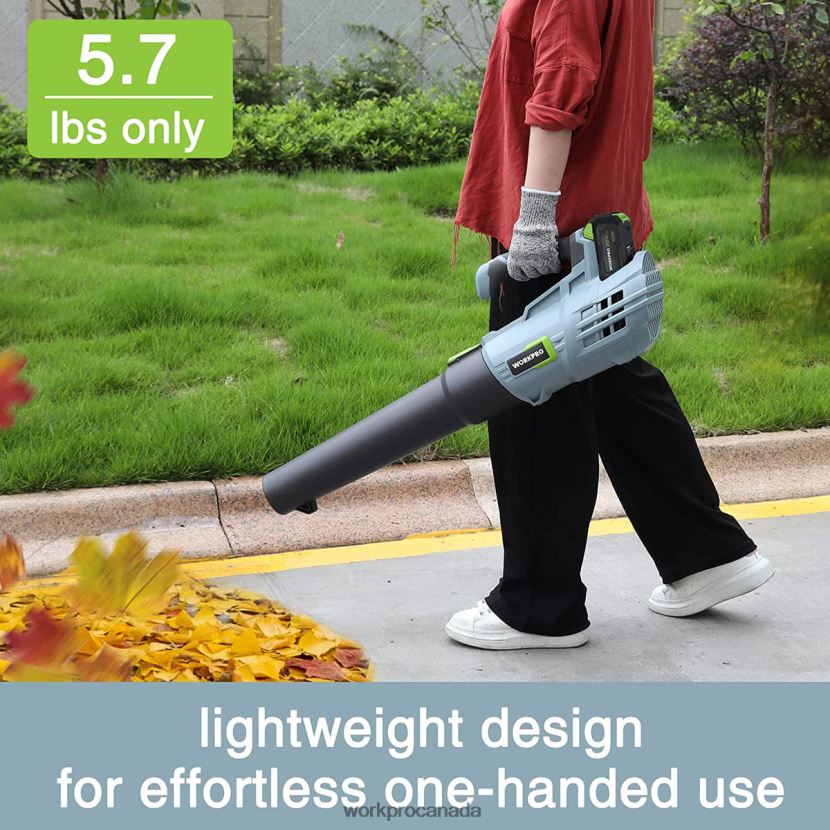 Helpful WORKPRO 20V Cordless Leaf Blower with 5 Adjustable Speeds 4.0Ah Larger Capacity Battery and Quick Charger Included Tool ZNRDXV292