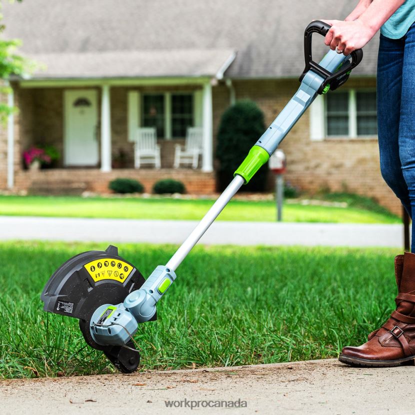 Helpful WORKPRO 20V Cordless String Trimmer / Edger 12-inch with 2Ah Lithium-Ion Battery 1 Hour Quick Charger 16.4ft Trimmer Line Included Tool ZNRDXV293