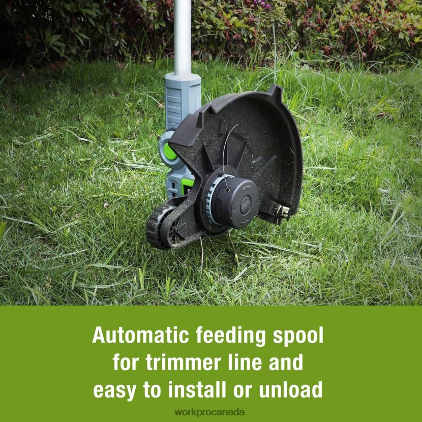 Helpful WORKPRO 20V Cordless String Trimmer / Edger 12-inch with 2Ah Lithium-Ion Battery 1 Hour Quick Charger 16.4ft Trimmer Line Included Tool ZNRDXV293