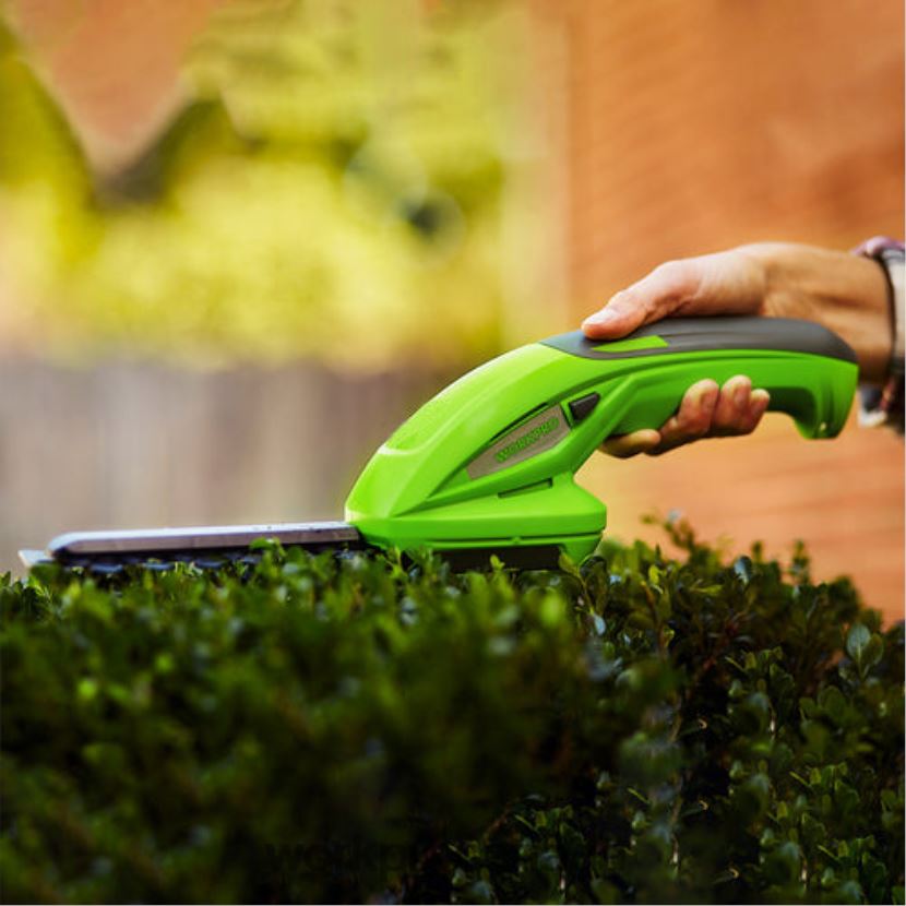 Morden WORKPRO 2 in 1 Handheld Hedge Trimmer 7.2V Electric Grass Trimmer Hedge Shears/Grass Cutter Tool ZNRDXV294