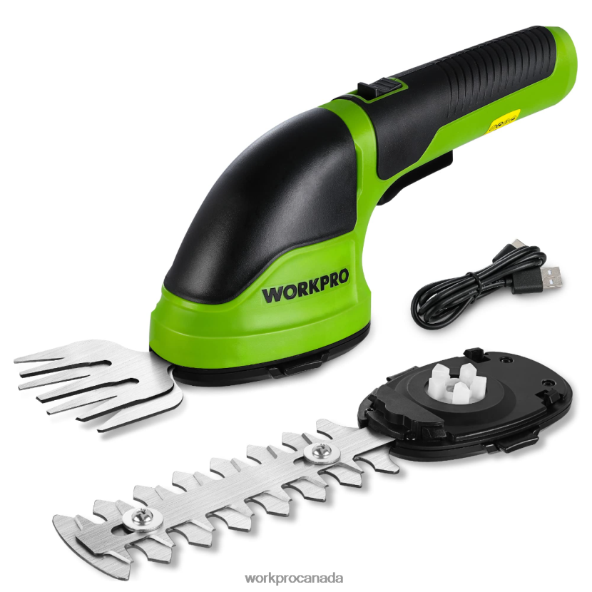 Pink/Green/White WORKPRO 2 in 1 Handheld 3.6V Electric Cordless Shrubbery Trimmer Hedge Shears/Grass Cutter Tool ZNRDXV268