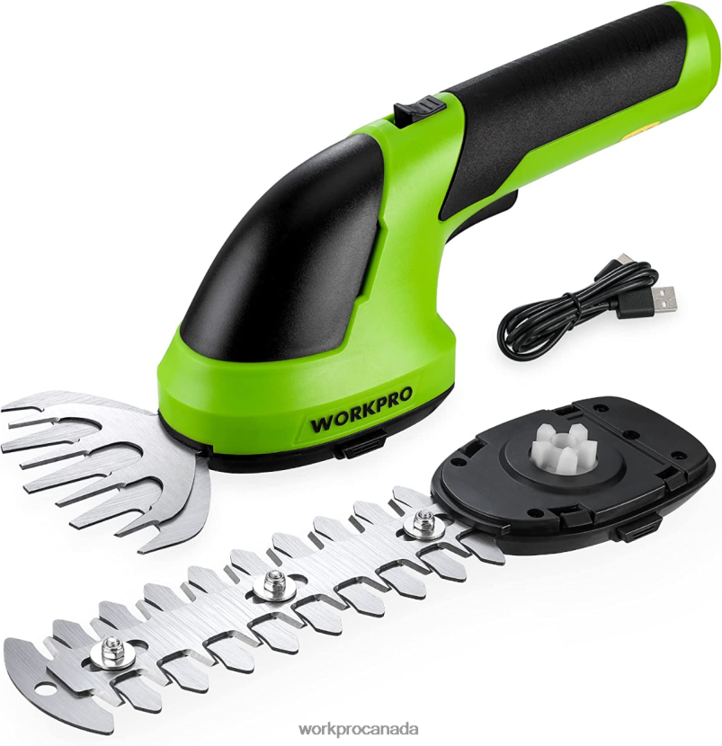 Pink/Green/White WORKPRO 2 in 1 Handheld 7.2V Electric Cordless Shrubbery Trimmer Hedge Shears/Grass Cutter Tool ZNRDXV269