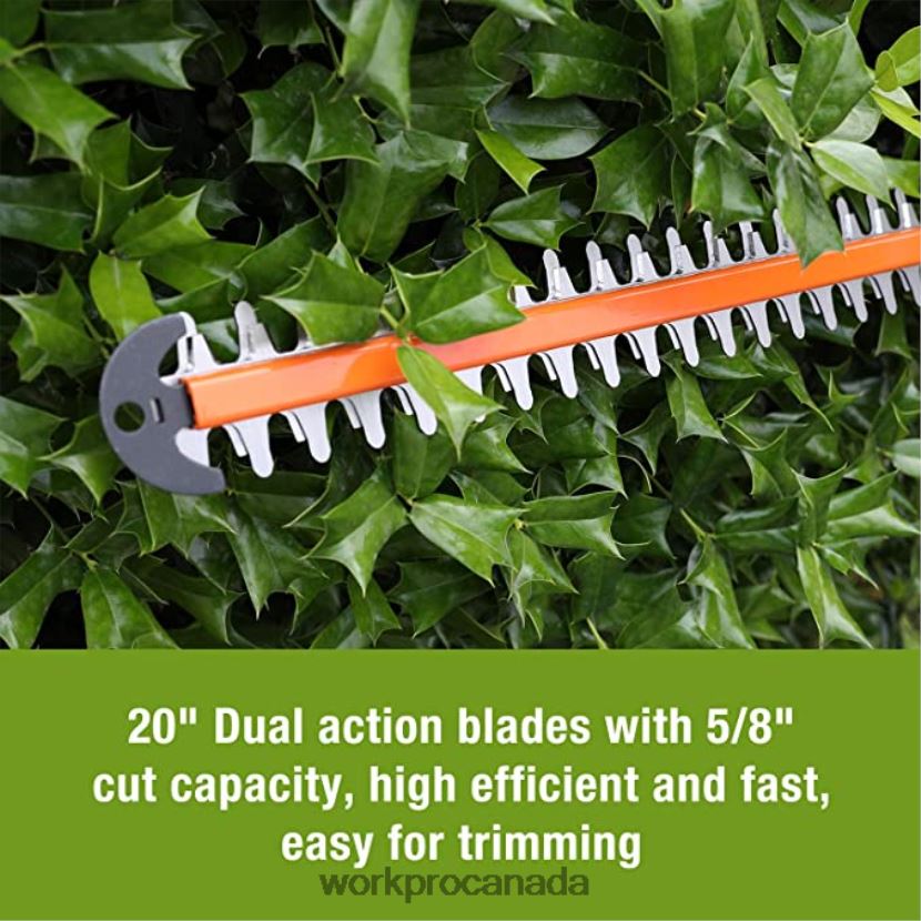 Morden WORKPRO 20V Cordless Hedge Trimmer & 2 in 1 Handheld Hedge Trimmer & 2-Piece Pruning Shears & Garden Knee Pads Tool ZNRDXV320