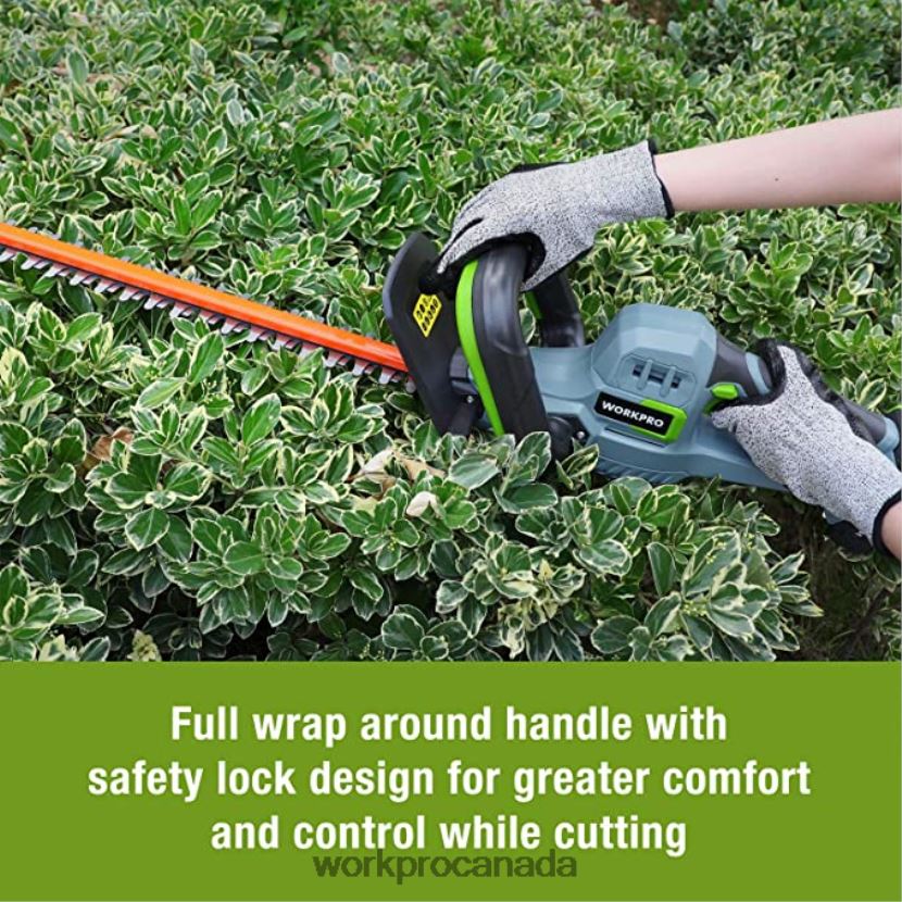 Morden WORKPRO 20V Cordless Hedge Trimmer & 2 in 1 Handheld Hedge Trimmer & 2-Piece Pruning Shears & Garden Knee Pads Tool ZNRDXV320