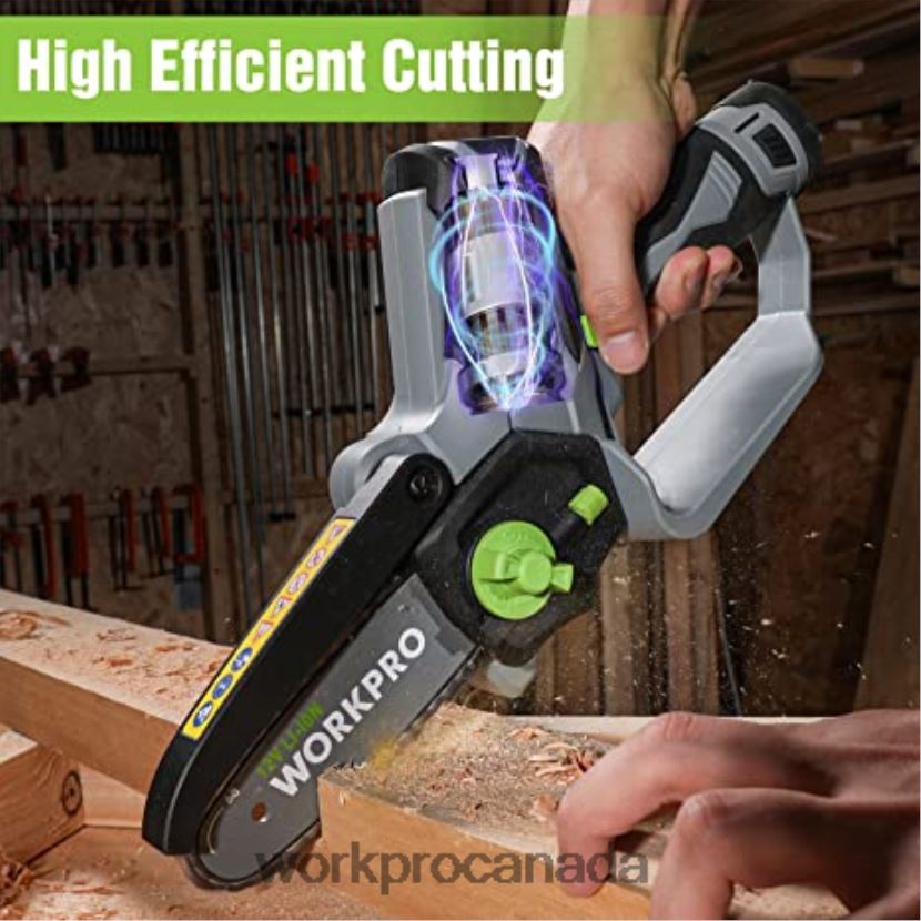 Useful WORKPRO Cordless Chain Saw & 7 Piece Garden Tools Set & 2 Pairs Garden Gloves & Garden Knee Pads Tool ZNRDXV314