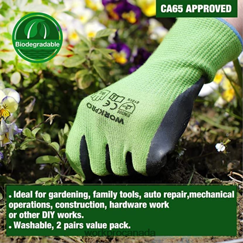 Useful WORKPRO Cordless Chain Saw & 7 Piece Garden Tools Set & 2 Pairs Garden Gloves & Garden Knee Pads Tool ZNRDXV314