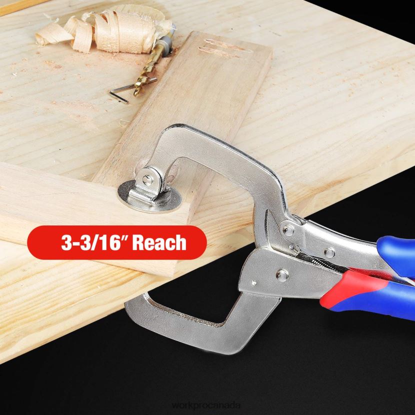 Useful WORKPRO Face Clamp & 12V Cordless Drill and Home Tool Kit & 10 Pcs Pro Spade Drill Bit Set & 4-in-1 Staple Gun Heavy-Duty Tool ZNRDXV318
