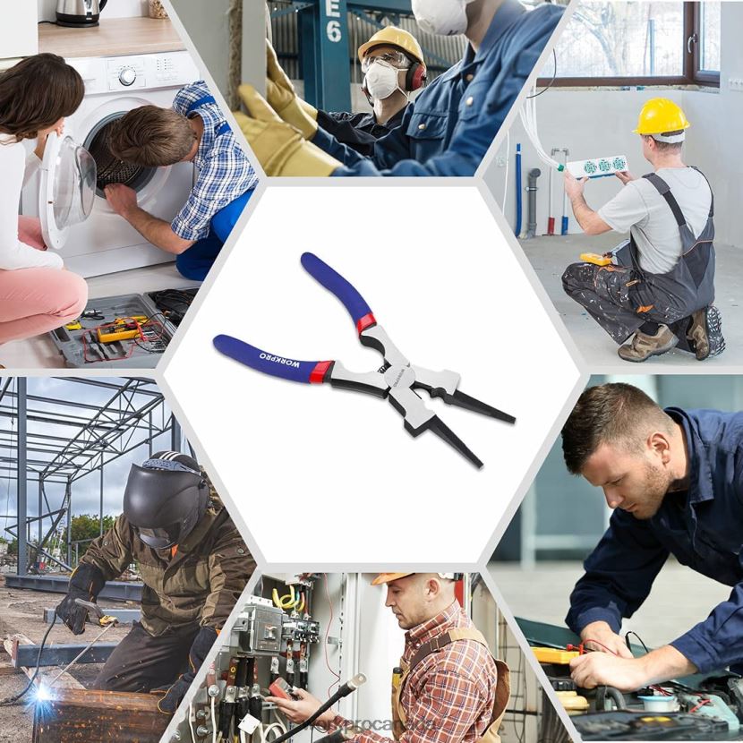 New WORKPRO Welding Pliers, Multi-Functional CR-V Steel Welding Pliers Tool ZNRDXV74