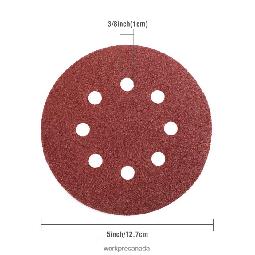 Helpful WORKPRO 150 Pcs Sanding Discs Set for Random Orbital Sander Tool ZNRDXV197