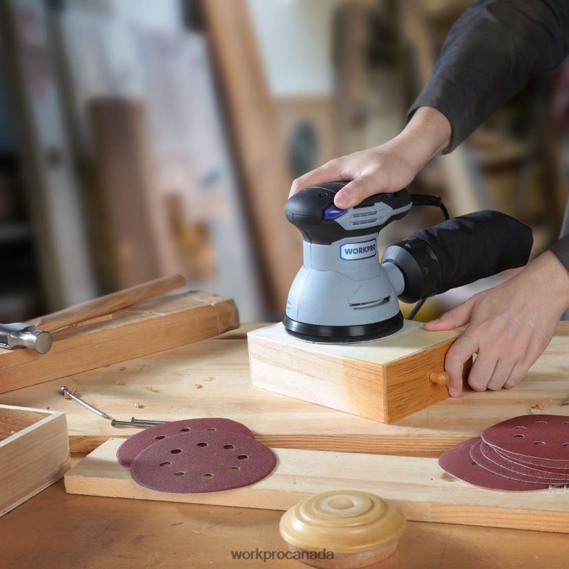 Helpful WORKPRO 150 Pcs Sanding Discs Set for Random Orbital Sander Tool ZNRDXV197