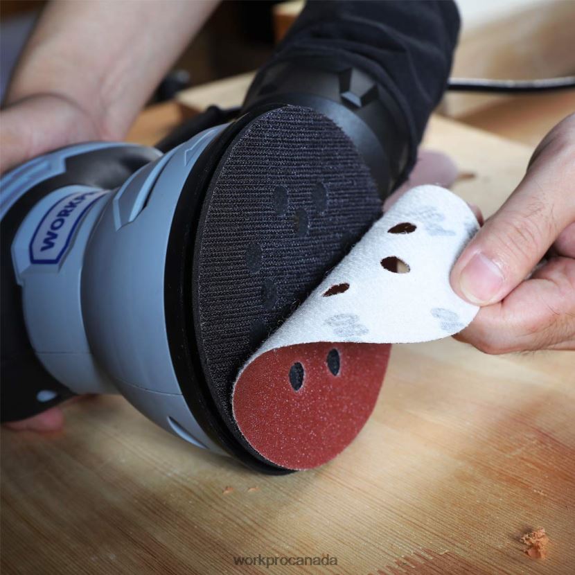 Helpful WORKPRO 150 Pcs Sanding Discs Set for Random Orbital Sander Tool ZNRDXV197