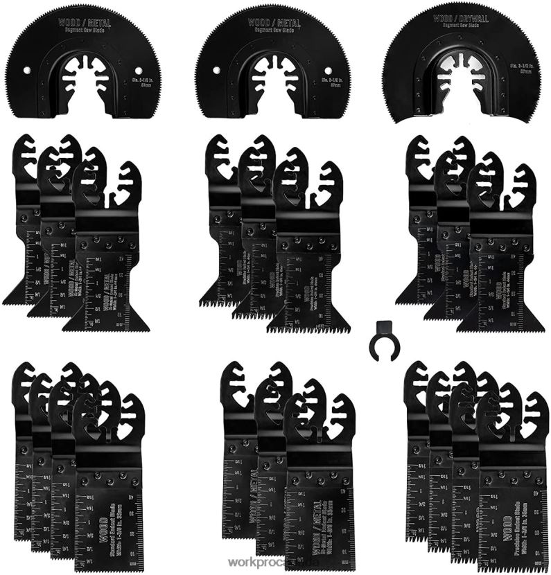 Helpful WORKPRO 23 Pcs Metal/Wood Oscillating Saw Blades Set Tool ZNRDXV194
