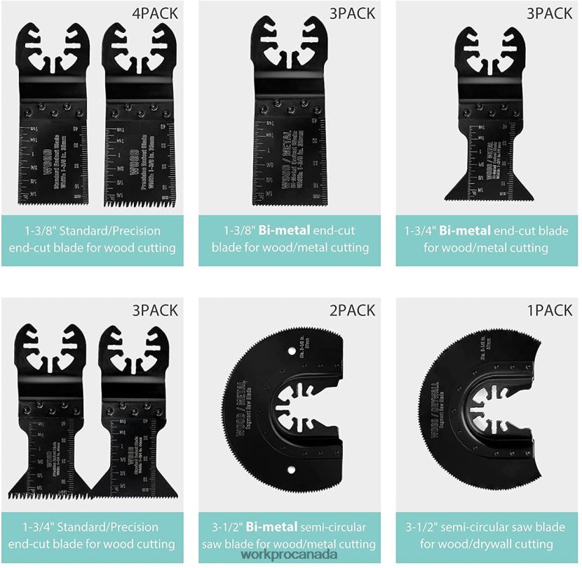 Helpful WORKPRO 23 Pcs Metal/Wood Oscillating Saw Blades Set Tool ZNRDXV194