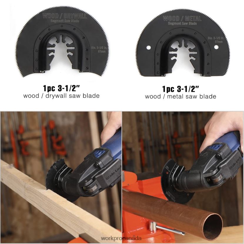 Morden WORKPRO 25 Pcs Oscillating Saw Blades, Cutting Blade, Universal Multitool Accessory for Sanding, Grinding, and Cutting Tool ZNRDXV200