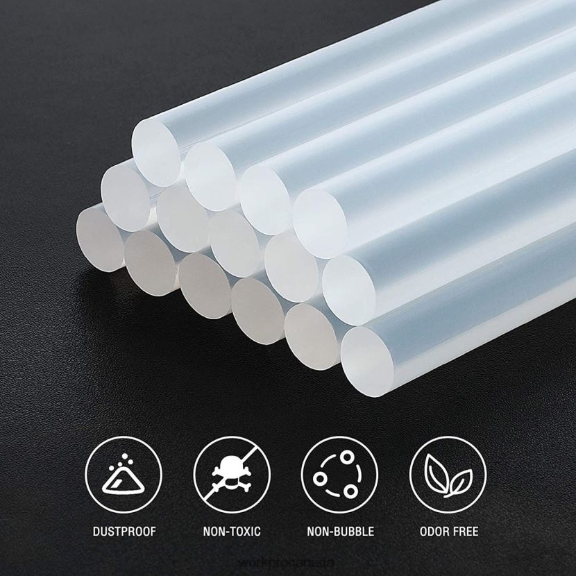 New WORKPRO 100-pack Full Size Hot Glue Sticks Compatible with Most Glue Guns Tool ZNRDXV196