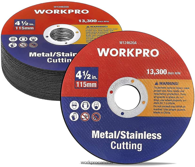 Useful WORKPRO 20 Pcs Metal Stainless Cut-Off Wheels Thin Metal Cutting Disc for Angle Grinder Tool ZNRDXV195