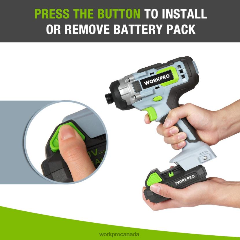 Morden WORKPRO 20V 2.0Ah Lithium-ion Battery Pack Tool ZNRDXV218