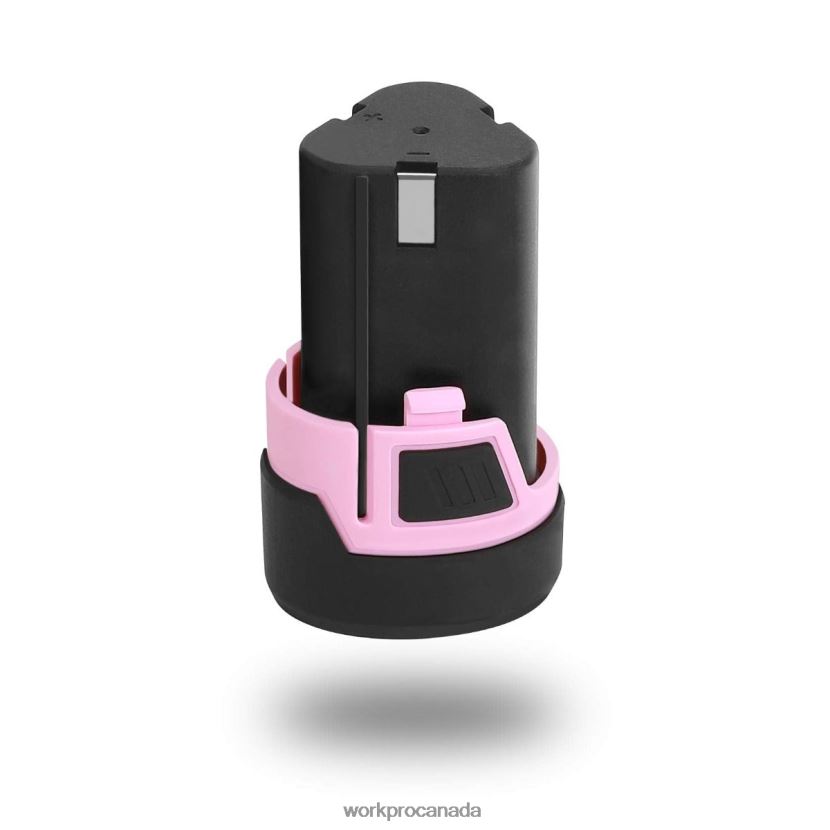 Pink WORKPRO 12V Lithium-ion Replacement Battery for 12V Cordless Drill Driver Tool ZNRDXV223