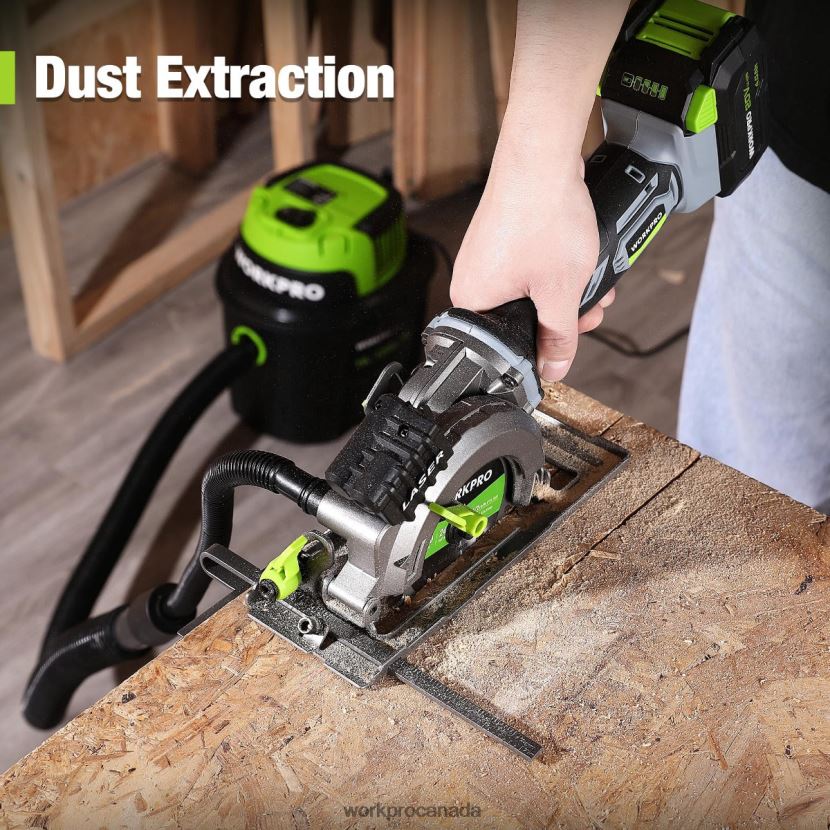 Helpful WORKPRO Compact Cordless Mini Circular Saw, 20V 4.0Ah Battery, Fast Charger, 3 Saw Blades, 4500RPM Tool ZNRDXV186