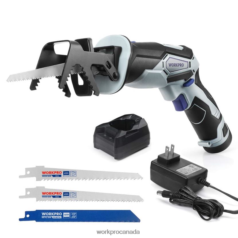 Useful WORKPRO 12V Cordless Reciprocating Saw with Clamping Jaw Tool ZNRDXV185