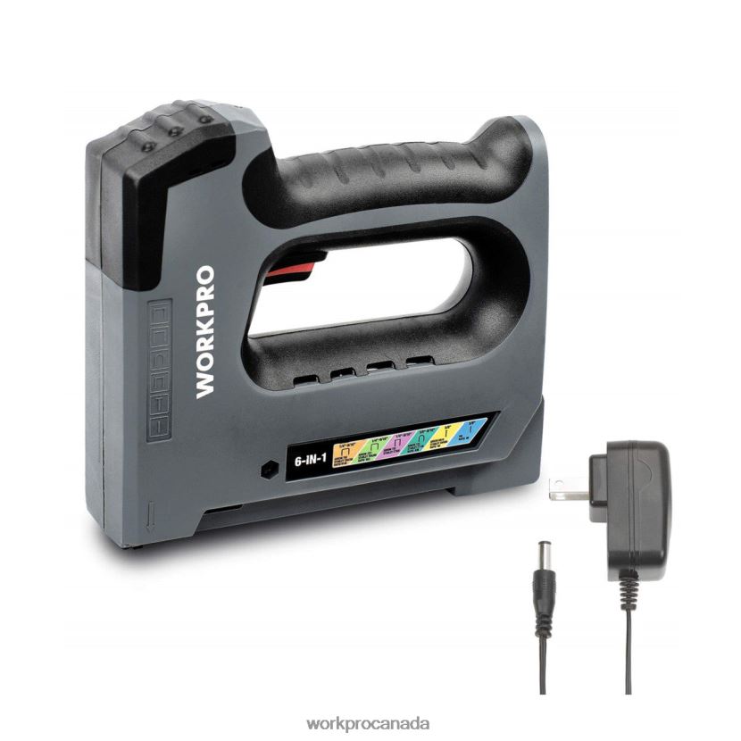 Useful WORKPRO 6 in 1 3.6V Rechargeable Cordless Staple Gun Tool ZNRDXV166
