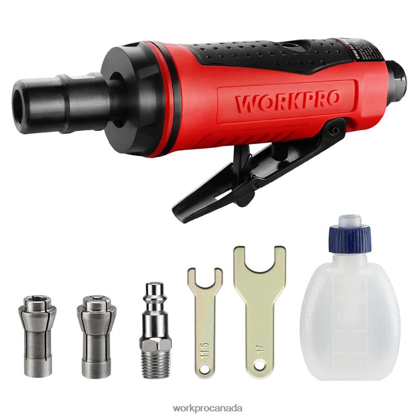 New WORKPRO Air Die Grinder, 1/4-Inch Pneumatic Straight Die Grinder, 25000RPM, Air-Powered Die Grinder Tool ZNRDXV183
