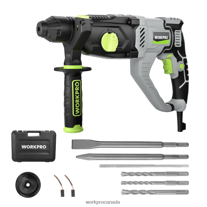 Useful WORKPRO 7.5AMP 1-1/4 Inch Premium SDS-Plus Rotary Hammer Drill, Lightweight Corded Version Tool ZNRDXV178