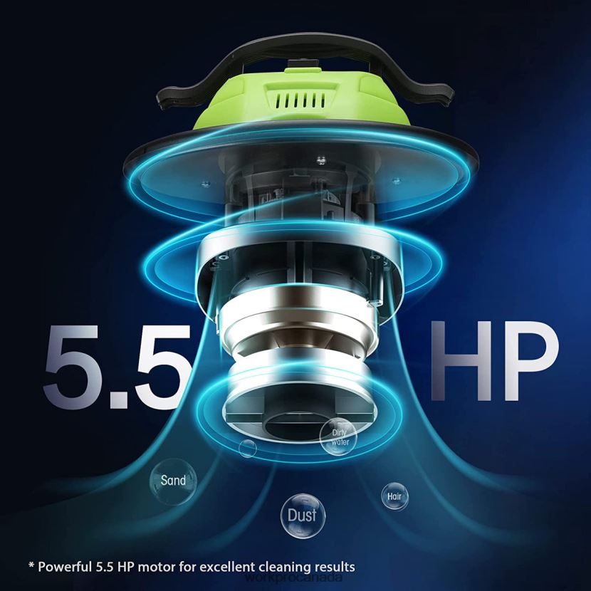 Helpful WORKPRO 5.2 Gallon Ash Vacuum, 5.5 Peak Horsepower Ash Vac Cleaner with HEPA Filter Tool ZNRDXV212