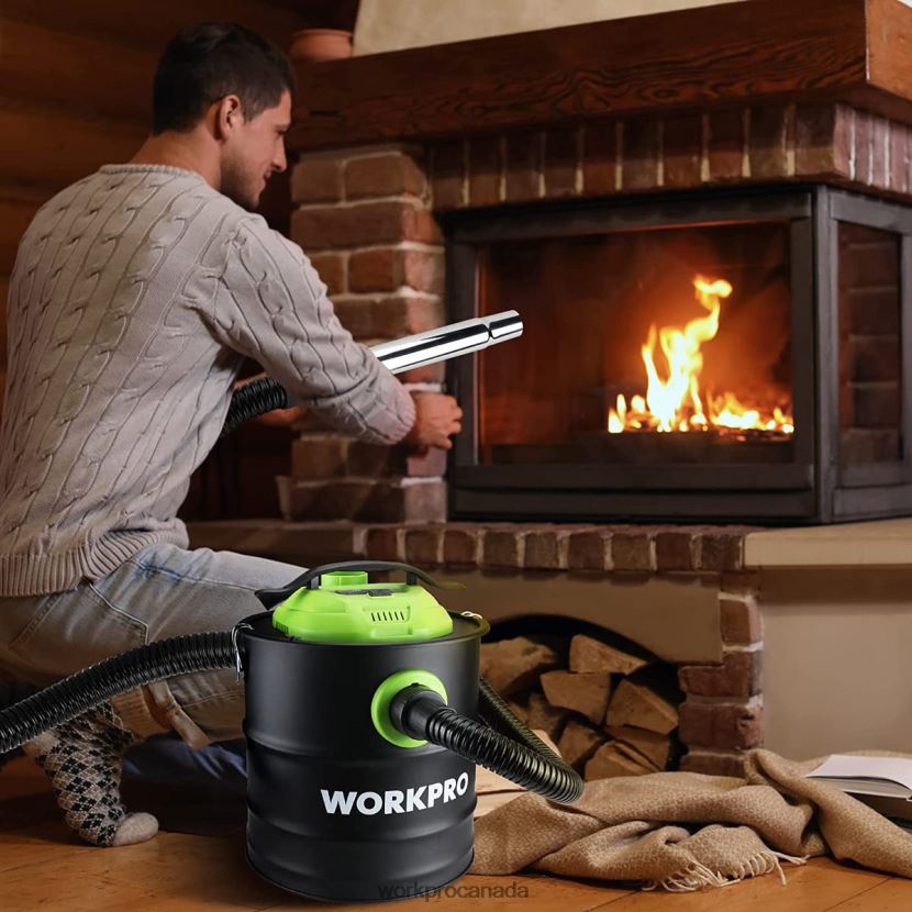 Helpful WORKPRO 5.2 Gallon Ash Vacuum, 5.5 Peak Horsepower Ash Vac Cleaner with HEPA Filter Tool ZNRDXV212