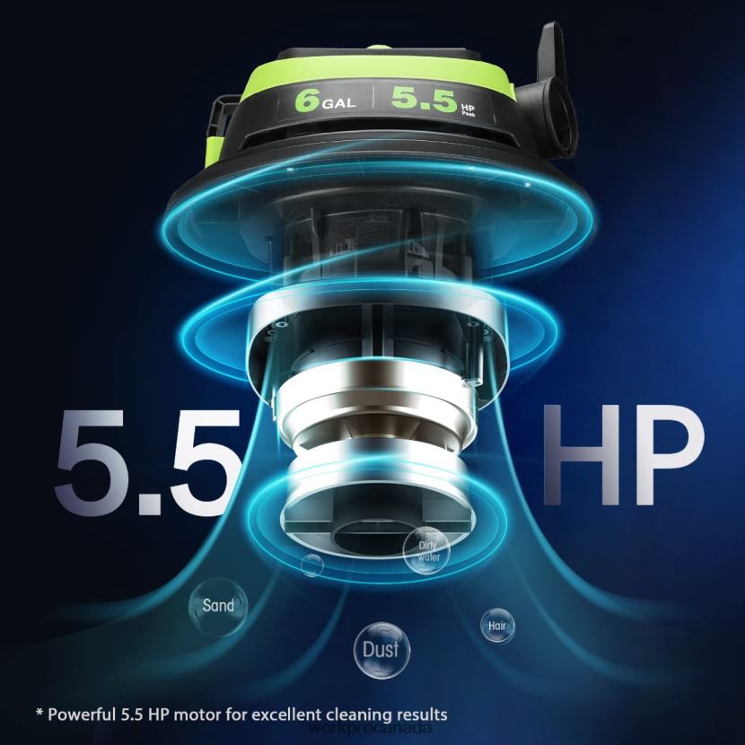 Helpful WORKPRO 6 Gallon Shop Vacuum 5.5 Peak Horsepower Shop Vac Cleaner with HEPA Filter Hose and Accessories Tool ZNRDXV215