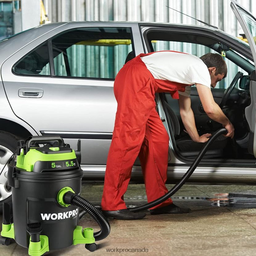 Morden WORKPRO 5 Gallon Shop Vacuum, 5.5 Peak Horsepower Shop-Vac Cleaner with HEPA Filter, Hose, and Accessories Tool ZNRDXV214