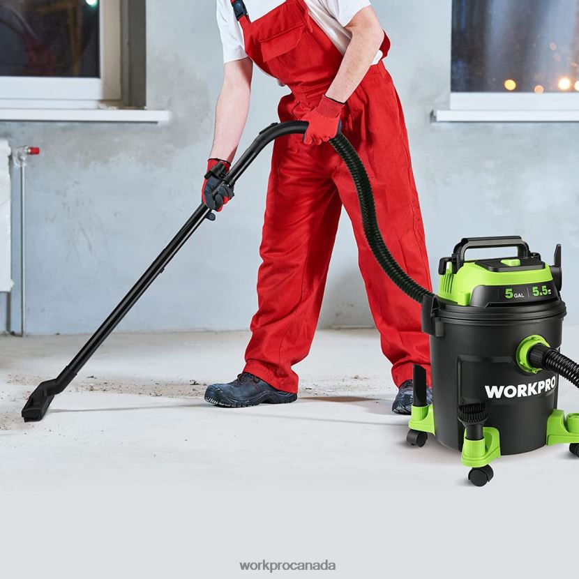 Morden WORKPRO 5 Gallon Shop Vacuum, 5.5 Peak Horsepower Shop-Vac Cleaner with HEPA Filter, Hose, and Accessories Tool ZNRDXV214