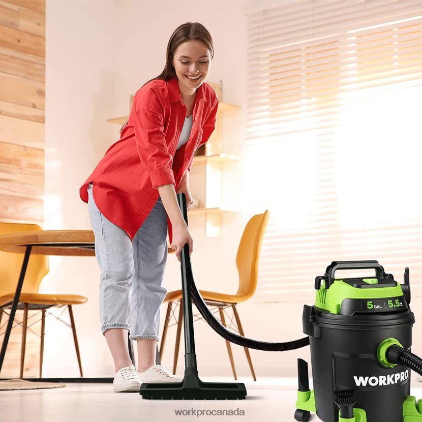 Morden WORKPRO 5 Gallon Shop Vacuum, 5.5 Peak Horsepower Shop-Vac Cleaner with HEPA Filter, Hose, and Accessories Tool ZNRDXV214