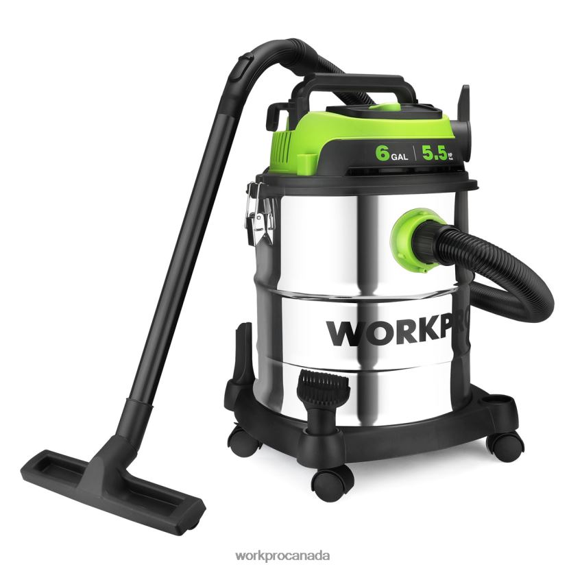 Morden WORKPRO 6 Gallon Wet/Dry Shop Vacuum with HEPA Filter, Hose and Accessories for Home/Jobsite Dust Collection Tool ZNRDXV213