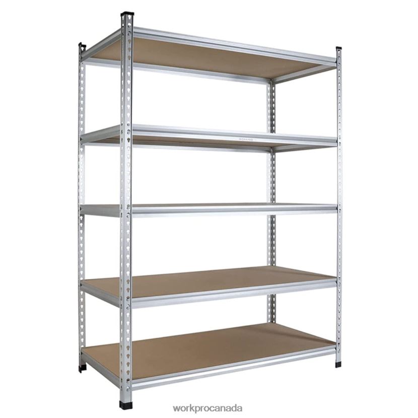 Helpful WORKPRO 5-Tier Storage Shelving Unit, Adjustable Storage Rack Heavy Duty Aluminum Alloy Shelf Storage ZNRDXV9