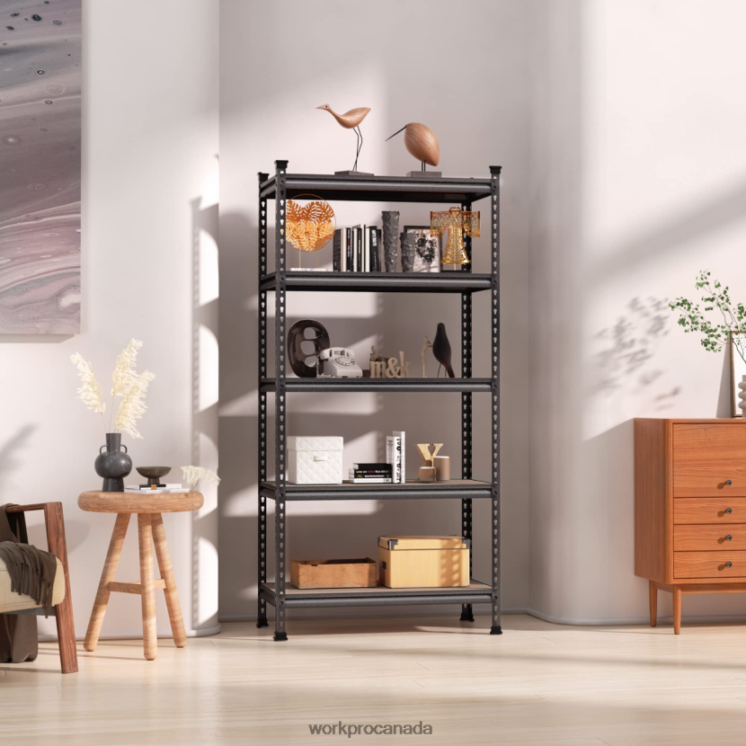 Morden WORKPRO 5-Tier Adjustable Metal Rack Storage Heavy Duty Shelving Unit, 4000 lbs Load Capacity Storage ZNRDXV12