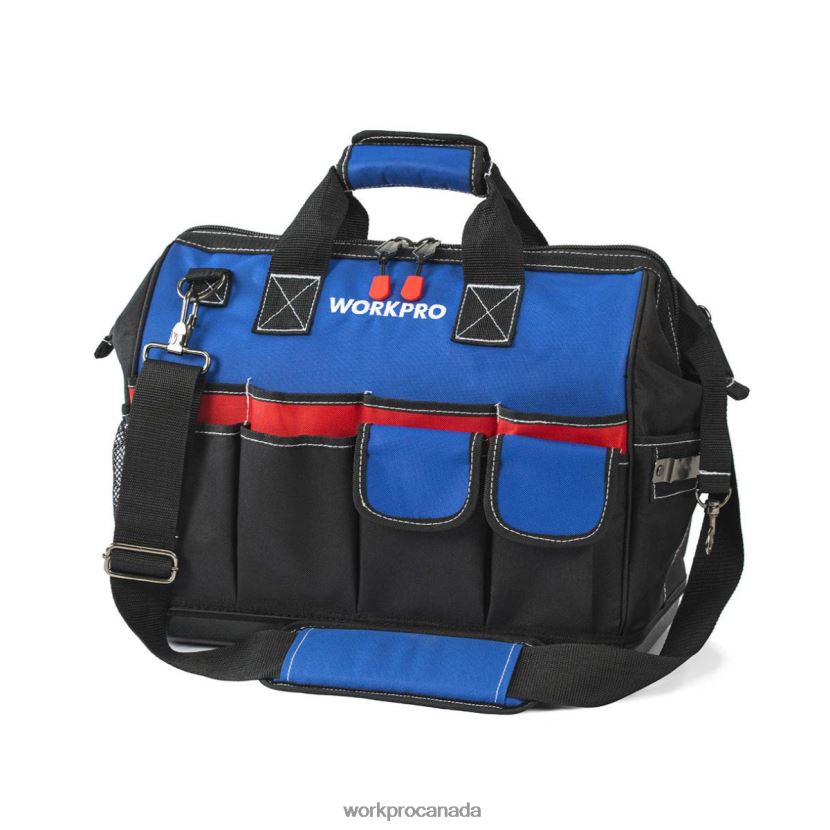 Morden WORKPRO Tool Bag Closed Top Wide Slot Storage with Waterproof Base and Adjustable Shoulder Straps Storage ZNRDXV30