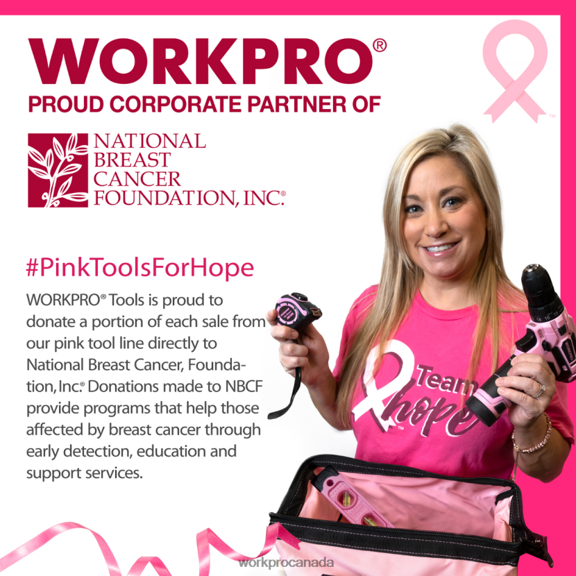 Pink WORKPRO 13-Inch Tool Bag, Soft Cloth Tool Storage Bags Storage ZNRDXV29