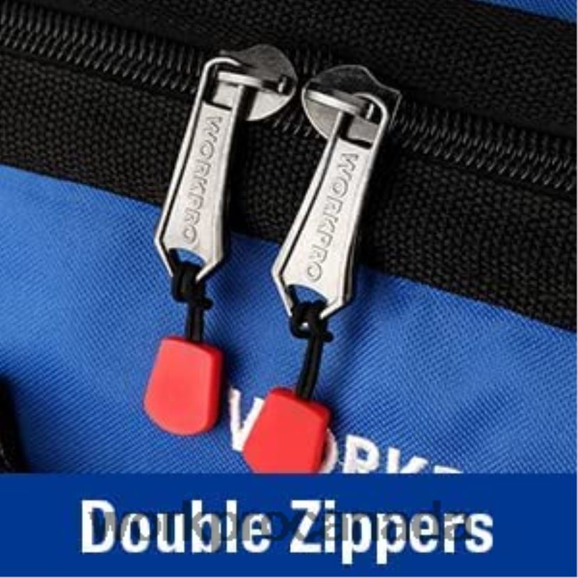 Useful WORKPRO 14-inch Tool Bag, Multi-pocket Tool Organizer with Adjustable Shoulder Strap Storage ZNRDXV31